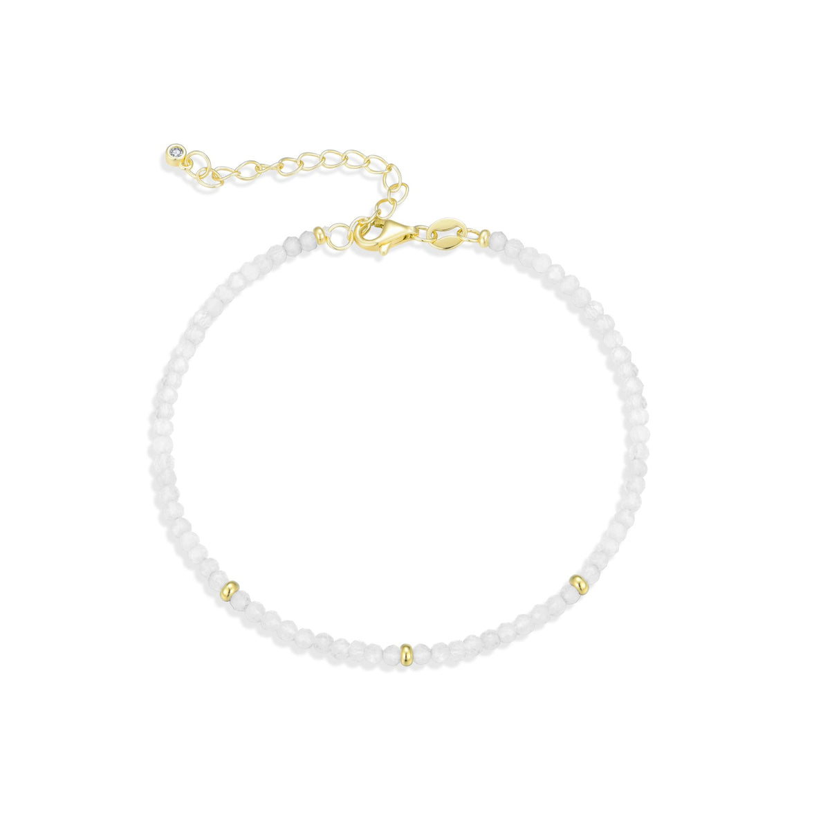 Nila Noor Amara Anklet Anklets Moonstone