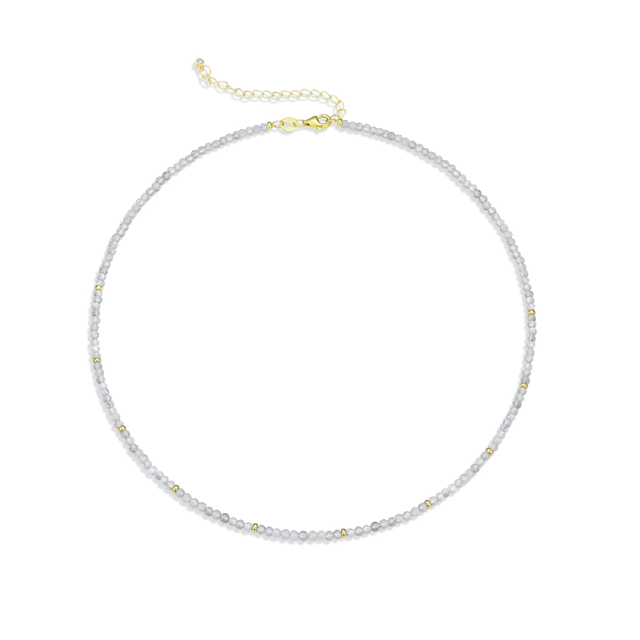 Nila Noor Amara Necklace Necklaces Labradorite