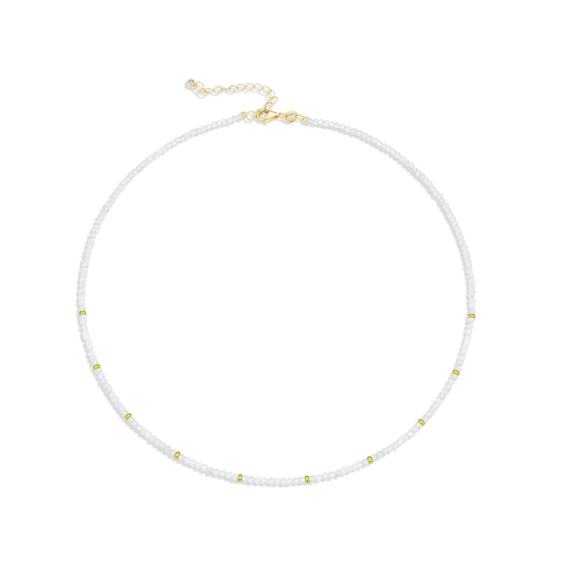 Nila Noor Amara Necklace Necklaces Moonstone