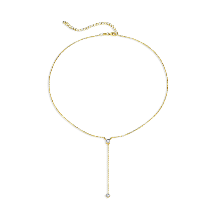 Nila Noor Elle 2 stone Necklace Necklaces