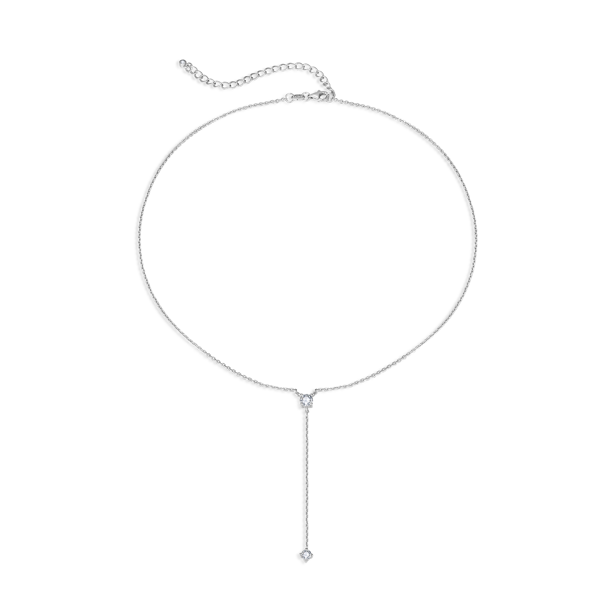 Nila Noor Elle 2 stone Necklace Necklaces