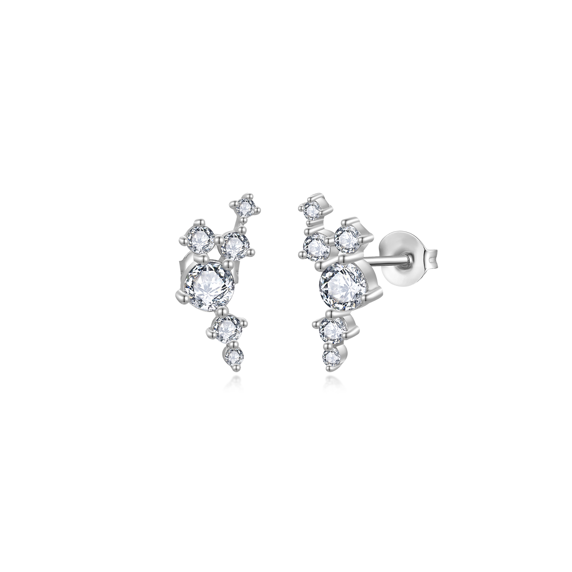 Nila Noor Elle Multi Stud Earrings Earrings Gold