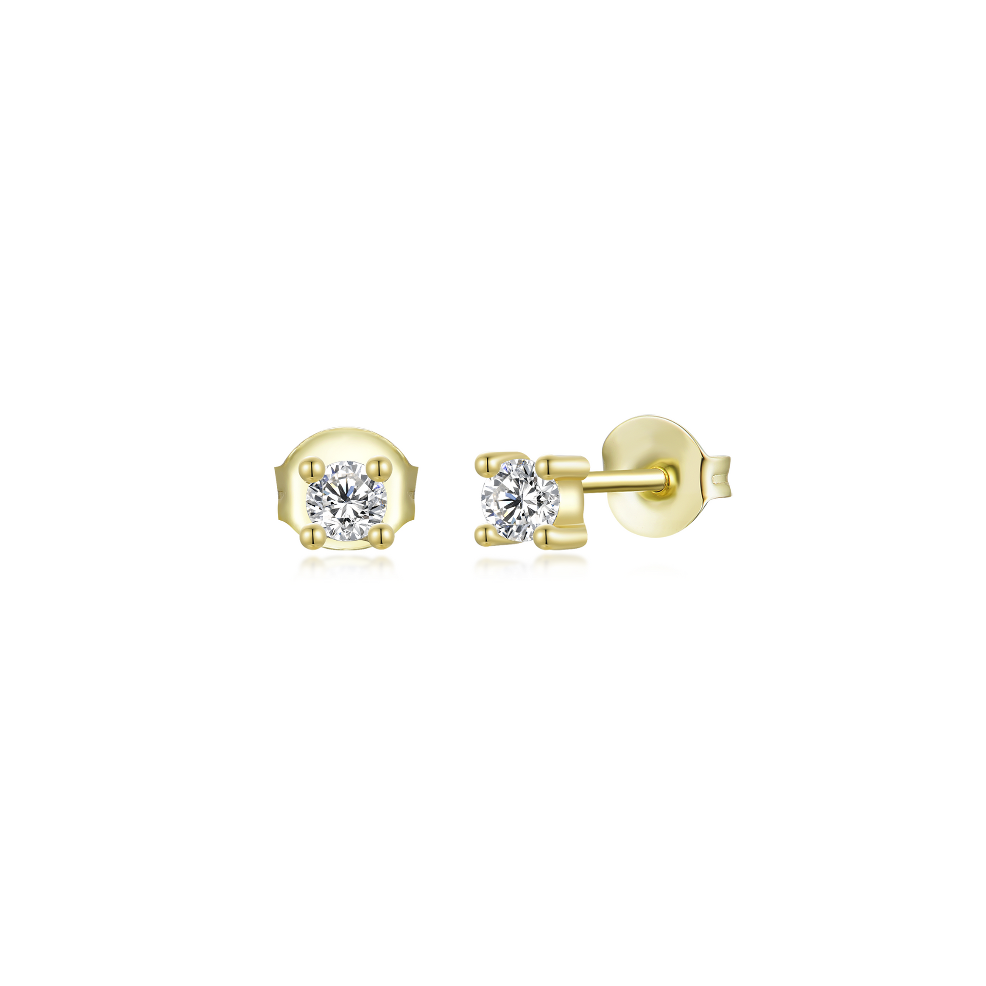 Elle - Stud Earrings Gold