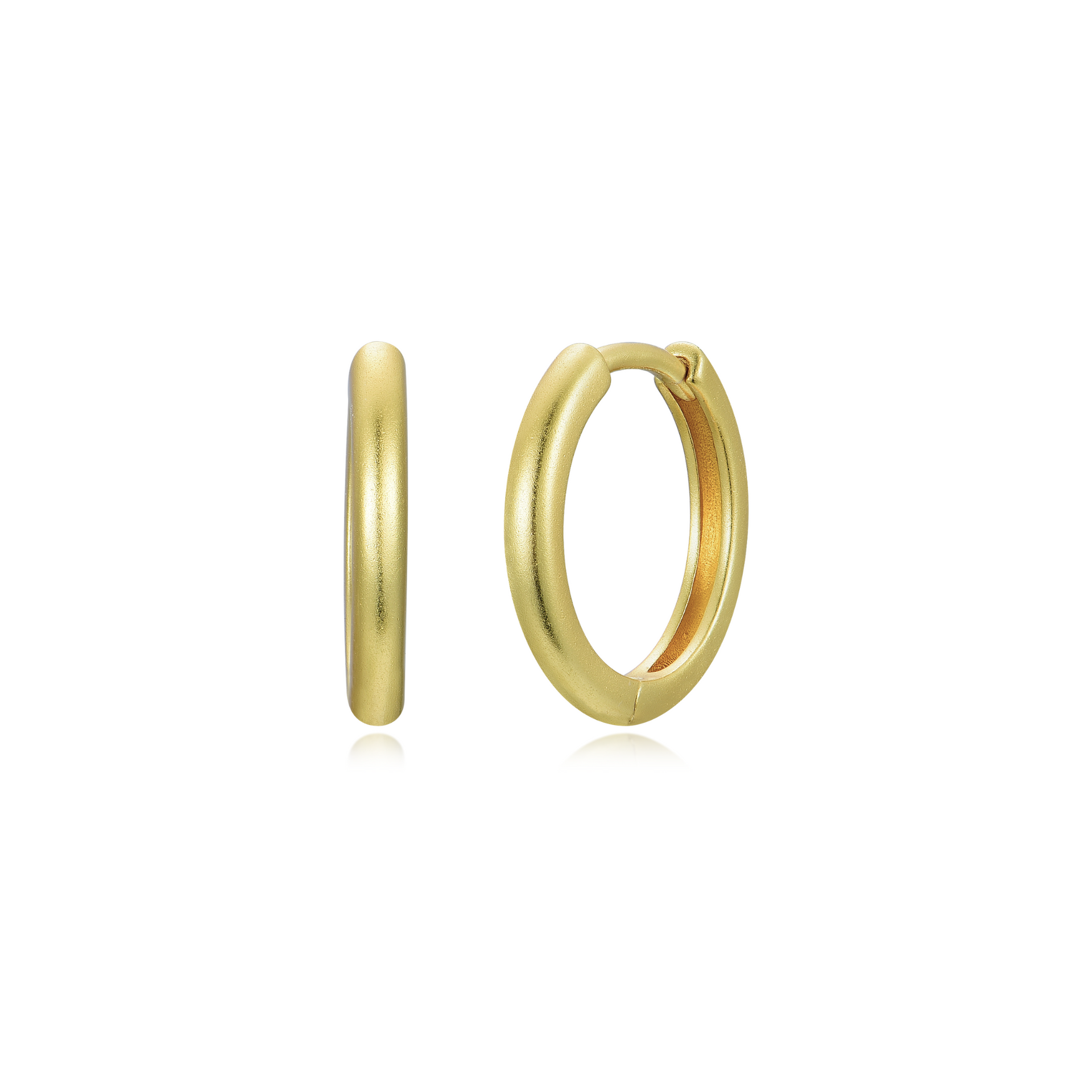 Lou - Hoops S Earrings Gold