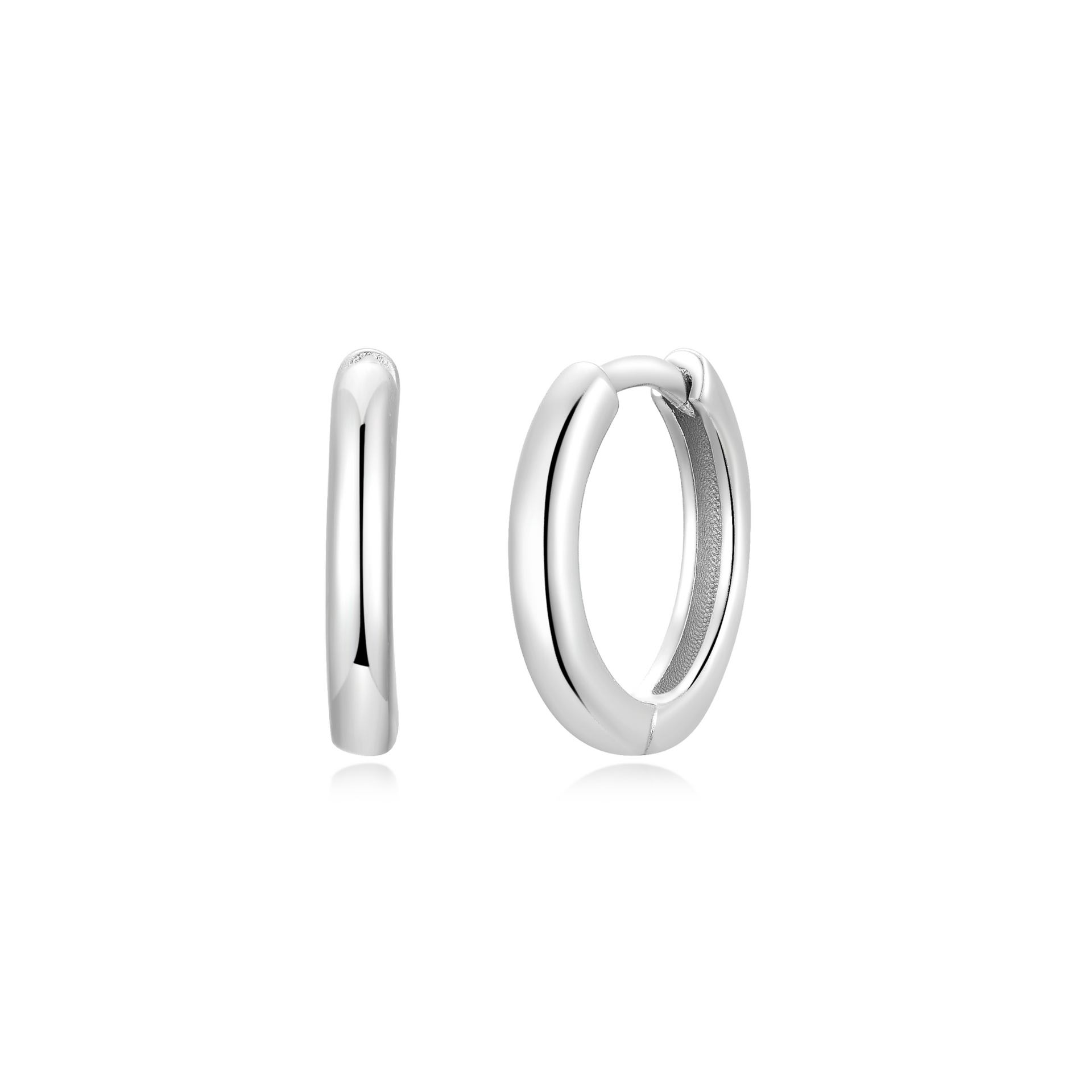 Lou - Hoops S Earrings Silver