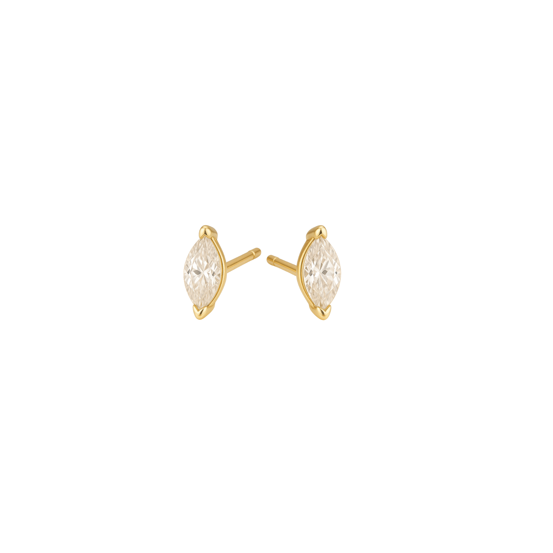Noelle - Stud Earrings Gold