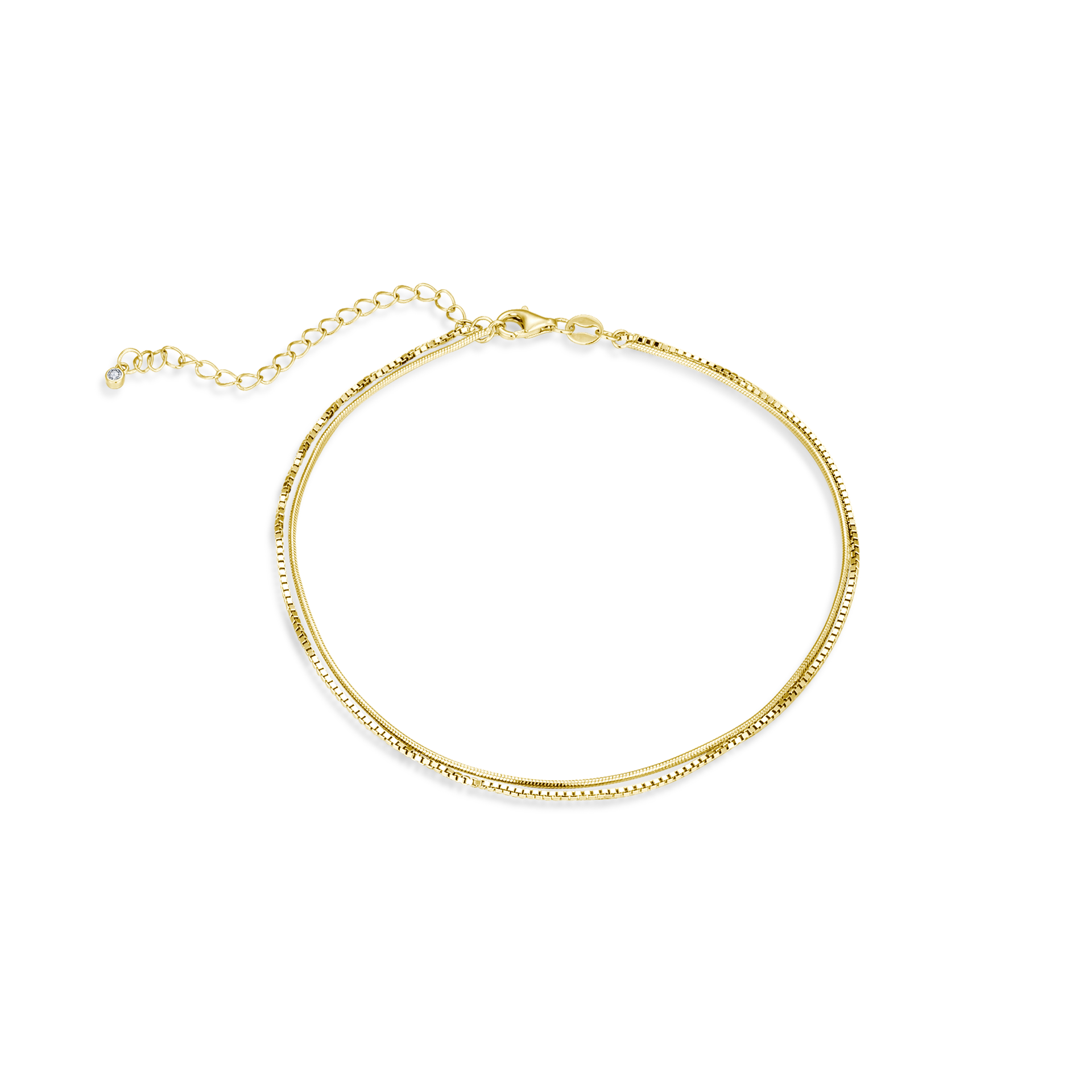 Nila Noor Nova Double Mix Anklet Anklets