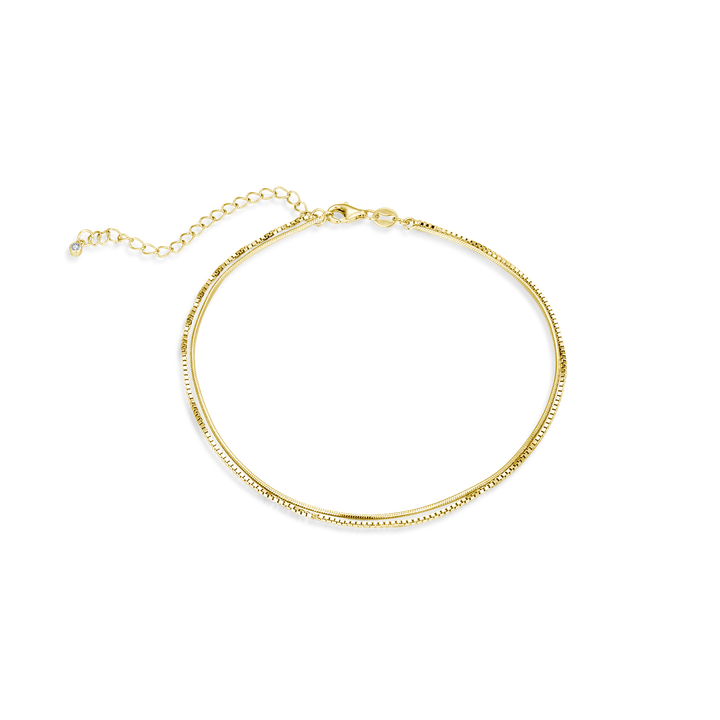 Nila Noor Nova Double Mix Anklet Anklets