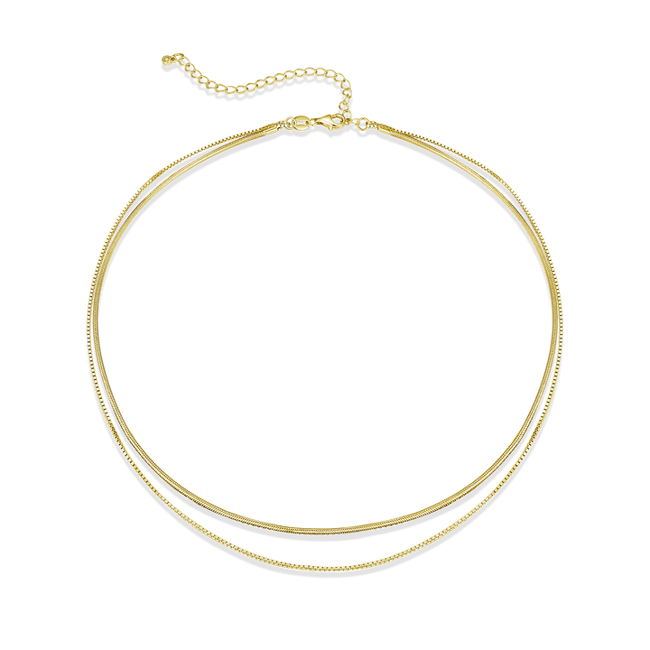 Nila Noor Nova Double Mix Necklace Necklaces