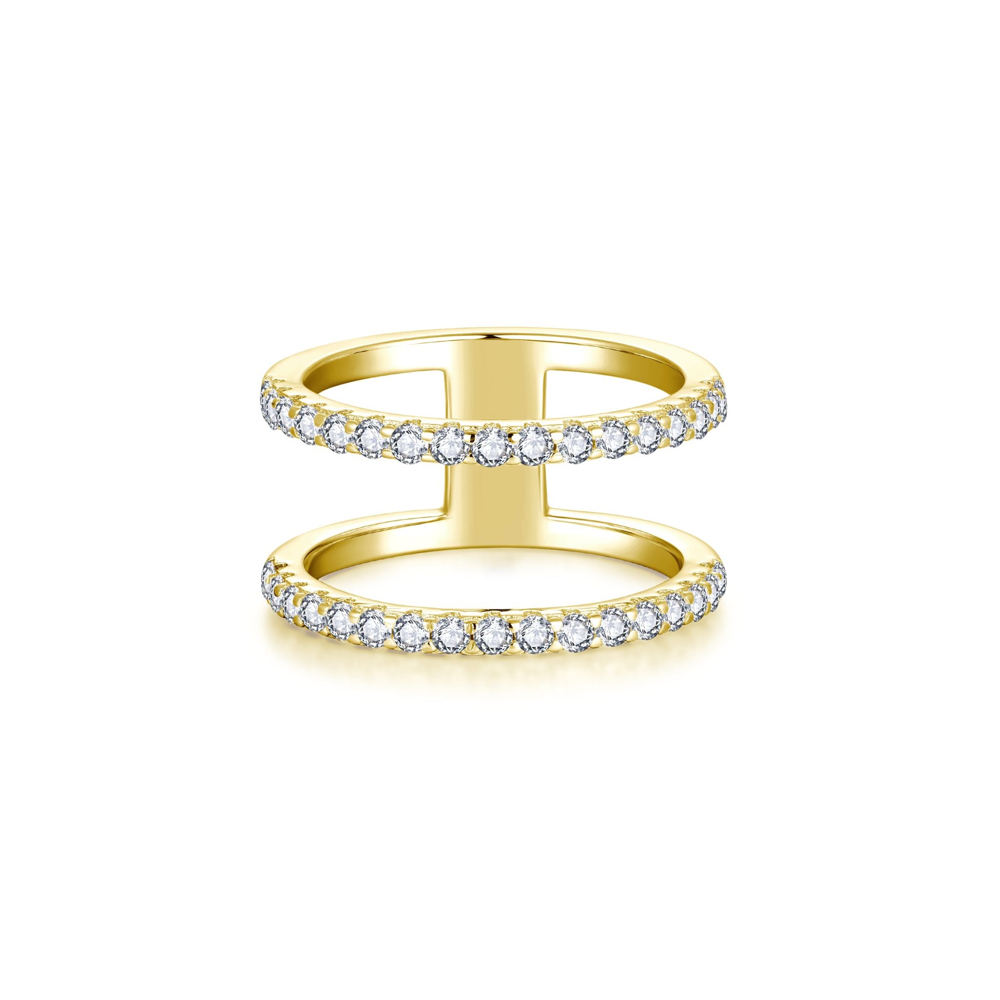 Nila Noor Ophelia Double Ring Rings