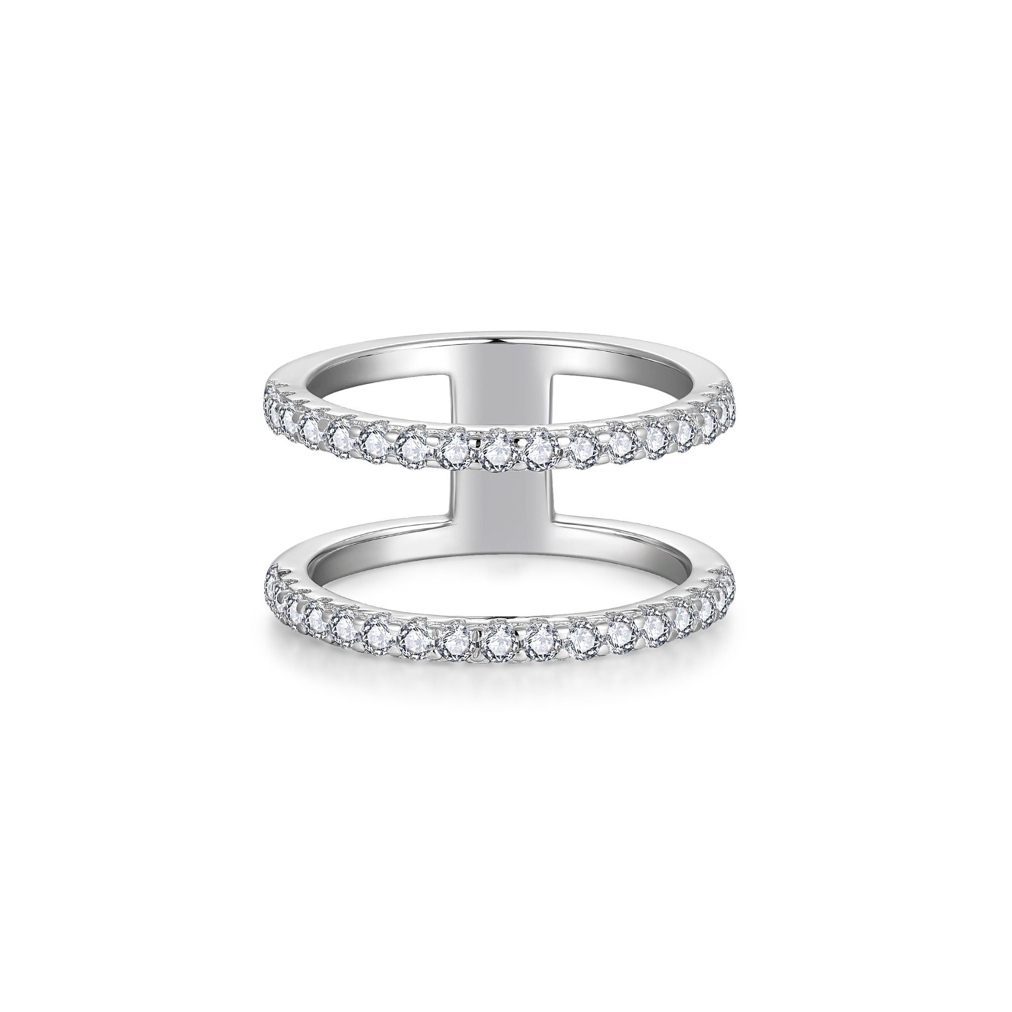 Nila Noor Ophelia Double Ring Rings