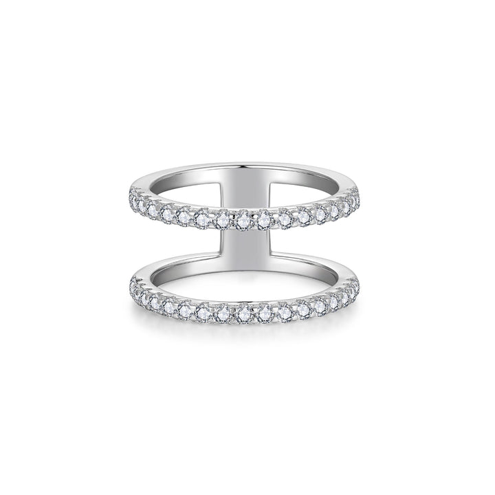 Nila Noor Ophelia Double Ring Rings