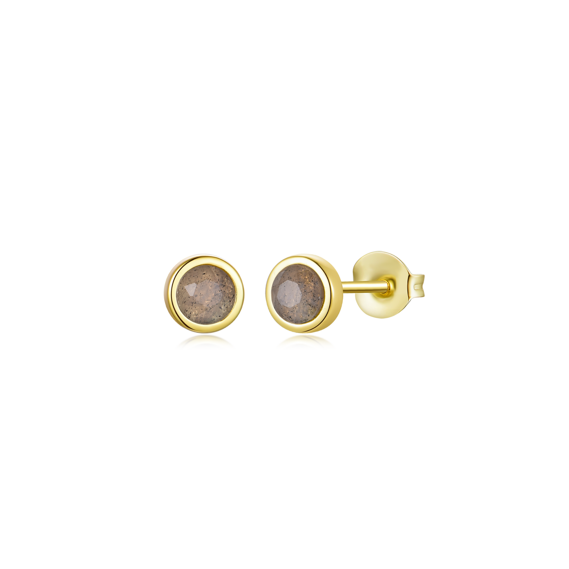 Selene - Labradorite Studs