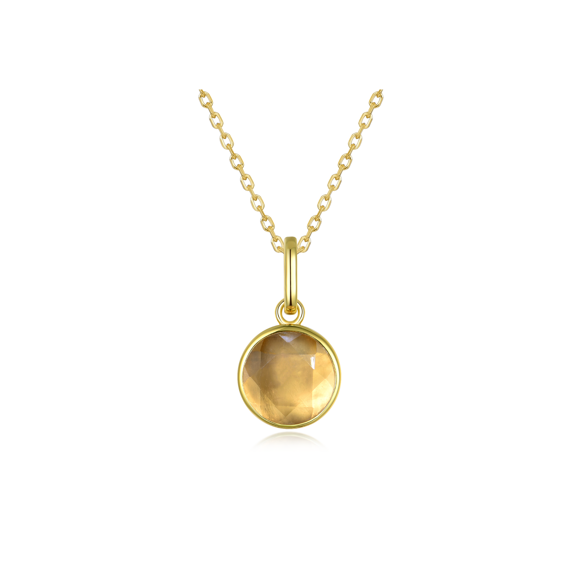 Selene - Moonstone Bezel  Charm