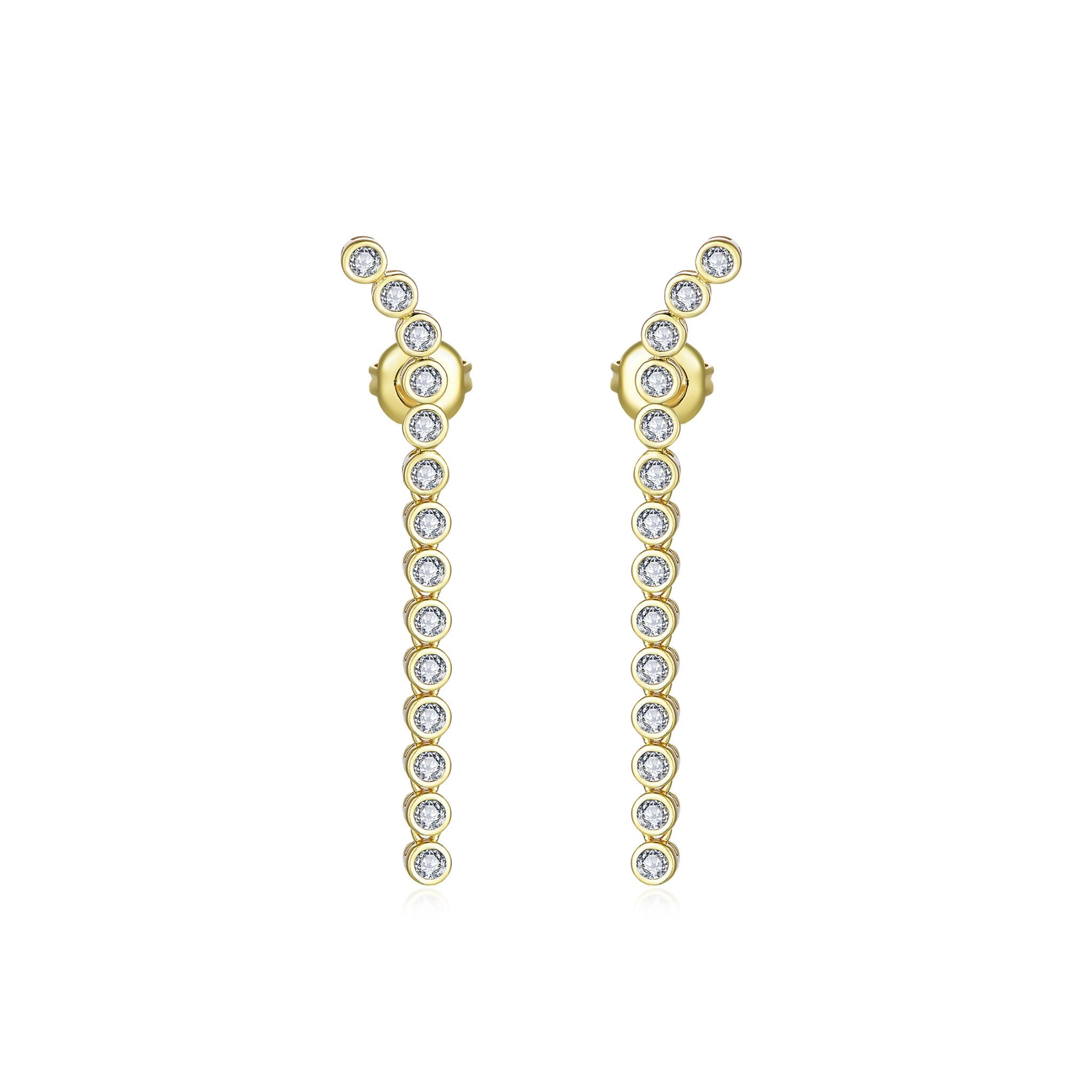 Nila Noor Sofie Drop Earrings Earrings Gold