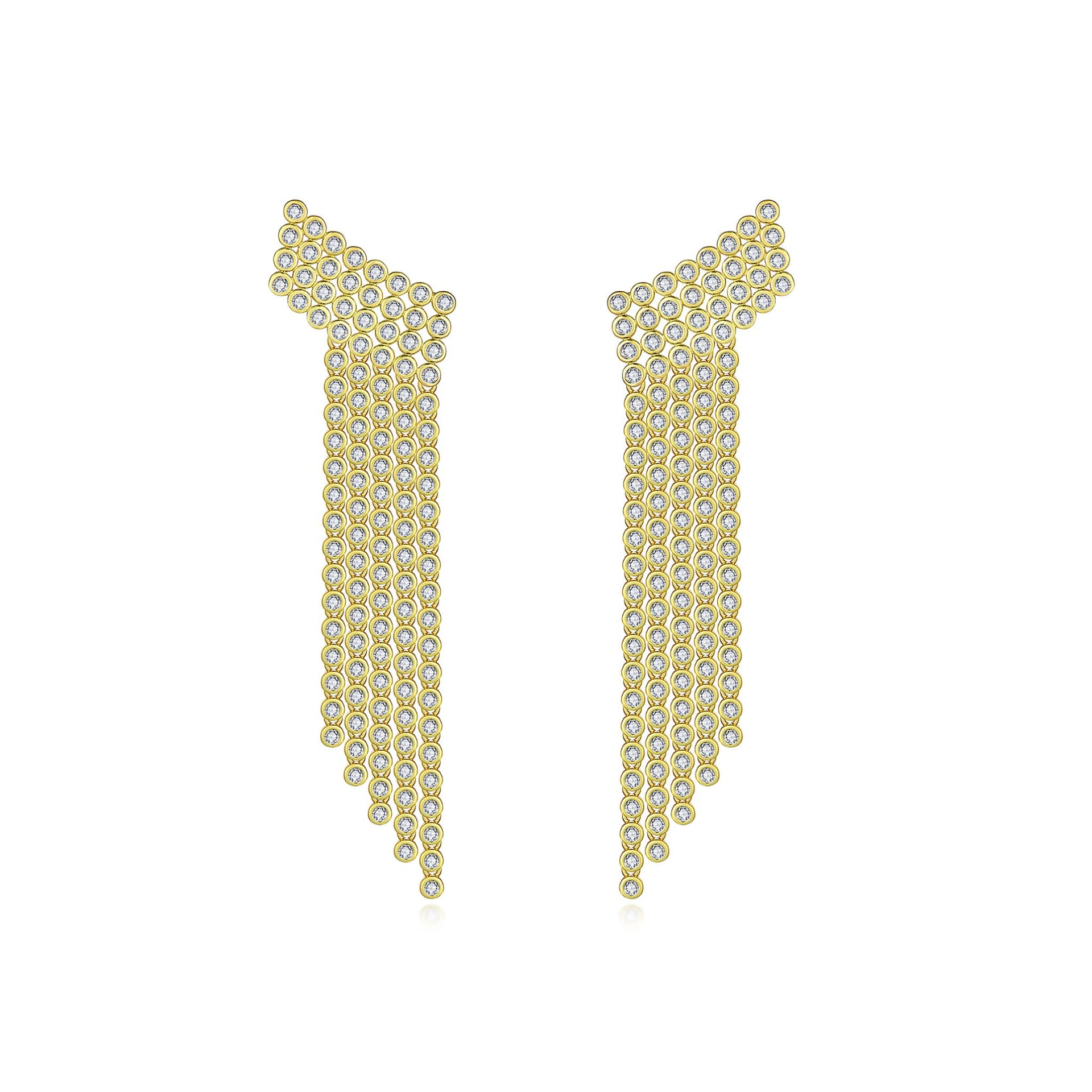 Sofie - Grand Drop Earrings Gold