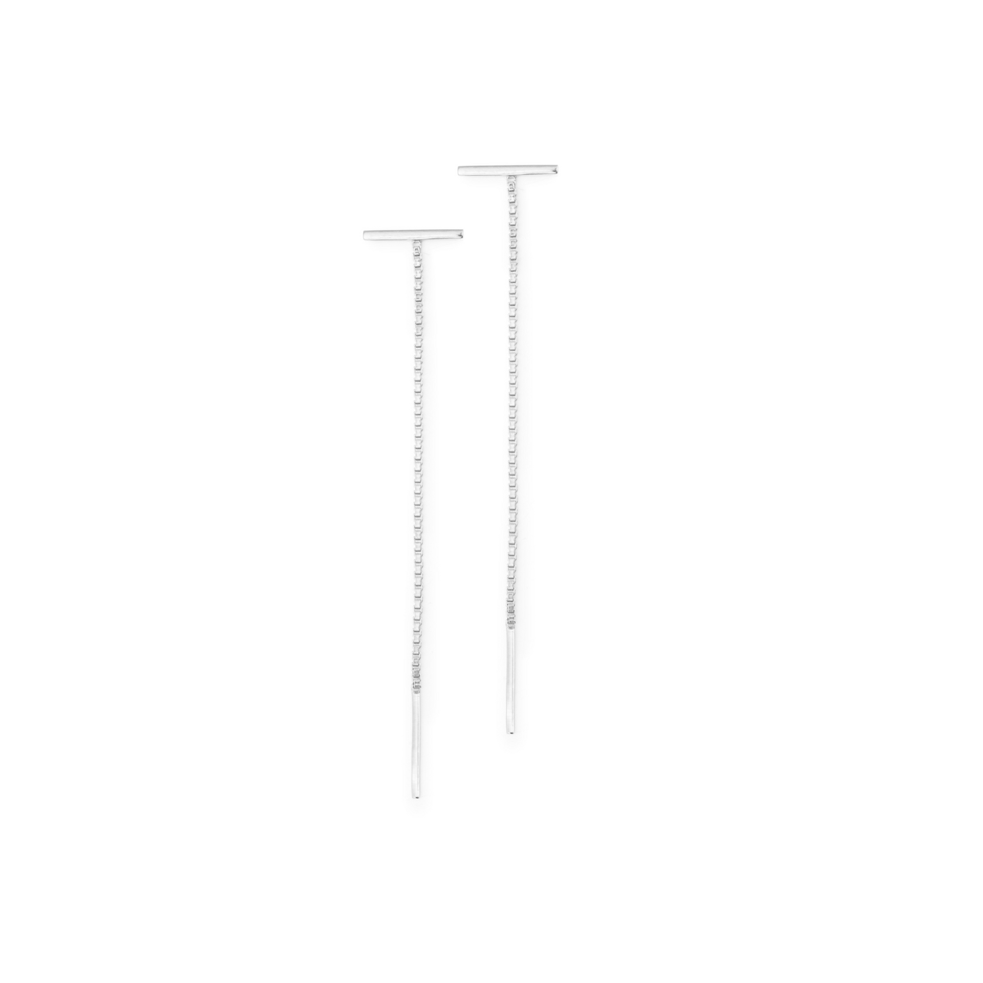 Una - Drop Earrings Silver