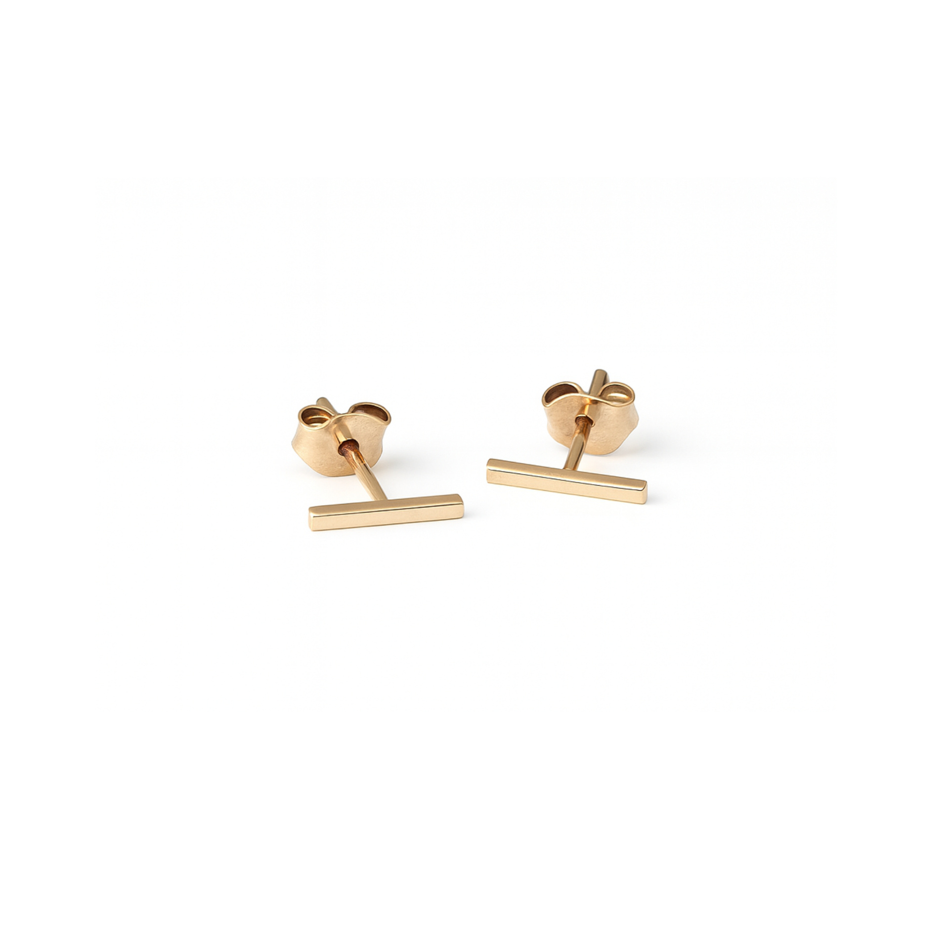 Una - Stud Earrings Gold